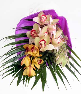  Adana iek siparii cicekciler , cicek siparisi  1 adet dal orkide buket halinde sunulmakta