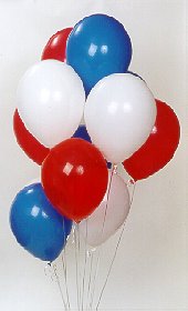  Adana iek siparii iekiler  17 adet renkli karisik uan balon buketi