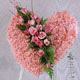kalp pano karankil ve güller   Adana çiçek siparişi internetten çiçek siparişi 