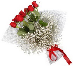 7 adet kirmizimi kirmizi gül buketi  Adana çiçek siparişi hediye sevgilime hediye çiçek 