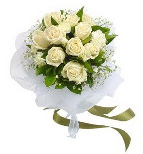 Adana çiçek siparişi online çiçekçi , çiçek siparişi  11 adet benbeyaz güllerden buket