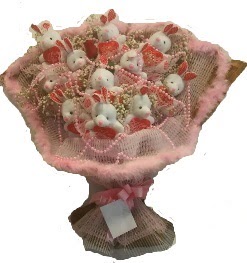 12 adet tavşan buketi  Adana çiçek siparişi çiçek mağazası , çiçekçi adresleri 