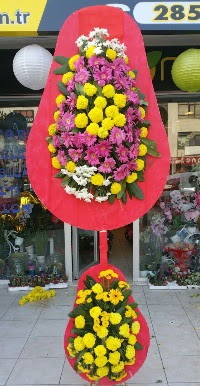 Çift katlı düğün nikah açılış çiçek modeli  Adana çiçek siparişi online çiçek gönderme sipariş 