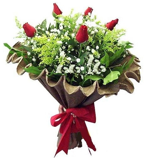 5 adet gülden buket  Adana çiçek yolla çiçek gönderme sitemiz güvenlidir 